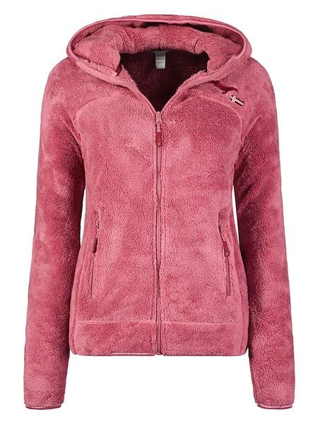 Geographical Norway Kurtka polarowa "Upalood" w kolorze jasnoróżowym rozmiar: M. Różowe kurtki damskie Geographical Norway, m, bez wzorów, z polaru, bez kaptura. Za 95.92 zł.