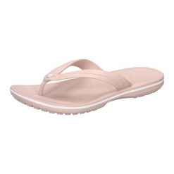 Japonki Dla Dorosłych Crocs Crocband 11033 Flip. Czerwone klapki damskie Crocs, bez wzorów, z materiału, bez obcasa. Za 169.99 zł.
