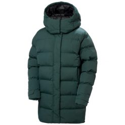 Parka damska z kapturem Helly Hansen Aspire. Czarne parki damskie Helly Hansen, na zimę, bez wzorów, z puchu. W wyprzedaży za 1,182.35 zł.