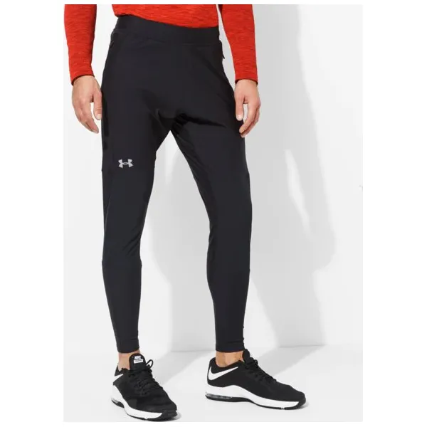 Under Armour Spodnie Tborne Vanish Pant , czarny, rozmiar S. Czarne spodnie materiałowe męskie Under Armour, bez wzorów, z materiału. W wyprzedaży za 159.99 zł.