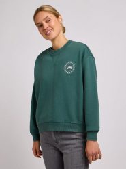 LEE DAMSKA BLUZA LEE ESSENTIAL GRAPHIC SWS EVERGREEN 112350243. Bluzy bez kaptura damskie Lee, s. Za 189.99 zł.