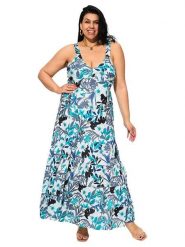 Aller Simplement Sukienka w kolorze biało-niebieskim rozmiar: 50/52. Białe sukienki damskie Aller Simplement, na co dzień, bez wzorów, z bawełny, klasyczne, bez kołnierzyka, bez ramiączek, maxi, proste. Za 100.99 zł.