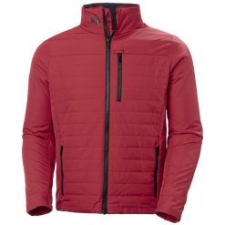 Kurtka Helly Hansen crew insulator 2.0. Czerwone kurtki męskie Helly Hansen, s, bez wzorów, sportowe, bez kaptura. W wyprzedaży za 563.55 zł.