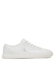 Calvin Klein Jeans Tenisówki Ess Vulc Low Mg Canvas YM0YM01209 Biały. Białe trampki i tenisówki męskie Calvin Klein Jeans, bez wzorów, z jeansu, bez zapięcia. Za 169.99 zł.
