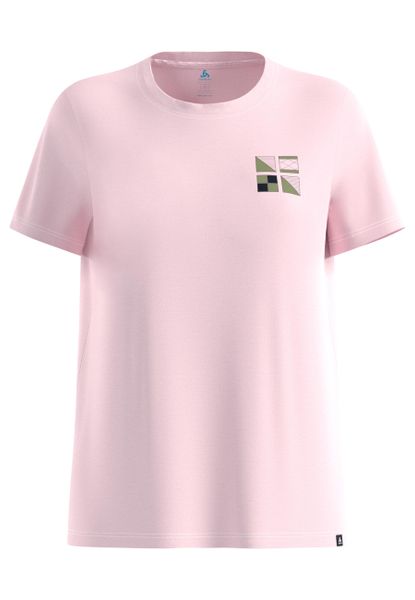 Koszulka z krótkim rękawem damska ODLO T-shirt crew neck s/s COTTON BLEND ODLO. Czerwone t-shirty damskie Odlo, l, bez wzorów, z bawełny, bez kołnierzyka. Za 209.99 zł.