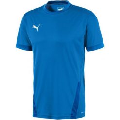 Koszulka do piłki nożnej męska Puma teamGOAL 23 Jersey. Niebieskie t-shirty sportowe męskie Puma, m, z jersey, bez ramiączek, do piłki nożnej. Za 112.96 zł.