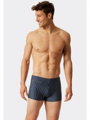 Schiesser Kąpielówki w kolorze granatowym rozmiar: M. Niebieskie kąpielówki męskie Schiesser, m, z aplikacjami, z materiału. Za 65.38 zł.