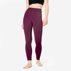 Legginsy do jogi damskie Kimjaly. Fioletowe legginsy damskie KIMJALY, xs, bez wzorów, z dzianiny. W wyprzedaży za 99.99 zł.