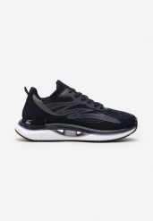 Niebieskie Sznurowane Buty Sportowe na Miękkiej Podeszwie Ozdobione Paskami Abretta. Niebieskie buty sportowe na co dzień męskie Born2be, bez zapięcia. Za 99.99 zł.