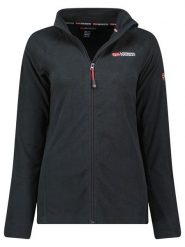 Geographical Norway Kurtka polarowa "Tug" w kolorze czarnym rozmiar: XL. Czarne kurtki damskie Geographical Norway, xl, bez wzorów, z polaru, bez kaptura. Za 65.69 zł.