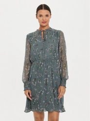 ONLY Sukienka codzienna Tessa Eliza 15303601 Zielony Regular Fit. Zielone sukienki damskie Only, na co dzień, l, bez wzorów, z syntetyku, bez kołnierzyka, bez ramiączek, proste. Za 119.99 zł.