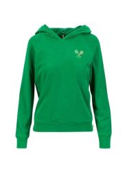 Blutsgeschwister Bluza "Miracle of Wimbledoncourt" w kolorze zielonym rozmiar: M. Zielone bluzy z kapturem damskie Blutsgeschwister, m, z bawełny. Za 184.89 zł.