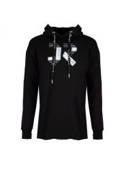 Richmond Sport Bluza "Rava" | RWA19126FE | Kobieta | Czarny. Czarne bluzy sportowe damskie John Richmond, s, z bawełny. W wyprzedaży za 349.00 zł.