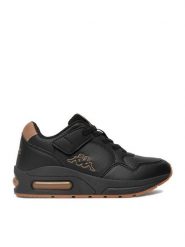 Kappa Sneakersy CEO-CP40-24976W-A(CH) Czarny. Czarne buty sportowe chłopięce Kappa, ze skóry, bez zapięcia. Za 139.99 zł.