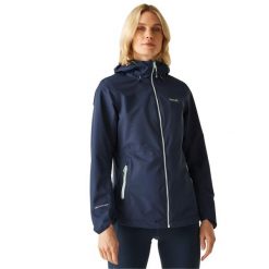 Damska Kurtka Wodoodporna Hamara IV. Niebieskie kurtki damskie Regatta, m, bez wzorów, z materiału, z kapturem. Za 121.99 zł.