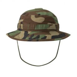 Kapelusz turystyczny Boonie Mk2 US Woodland. Brązowe kapelusze damskie HELIKON-TEX, bez wzorów. Za 80.99 zł.