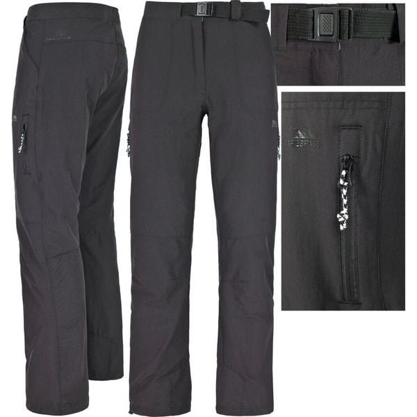 Trespass Escaped - Kobieta Stretch Trs czarna. Czarne spodnie dresowe damskie Trespass, na lato, bez wzorów. Za 344.99 zł.