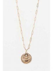 Côme Pozłacany naszyjnik z zawieszką - dł. 55 cm rozmiar: onesize. Niebieskie naszyjniki damskie Côme, pozłacane. Za 65.85 zł.