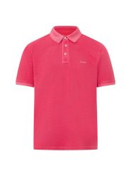 Gant Męska koszulka polo piqué Mężczyźni Bawełna wyrazisty róż jednolity, M. Czerwone koszulki polo męskie Gant, m, bez wzorów, z bawełny, bez ramiączek. Za 499.95 zł.