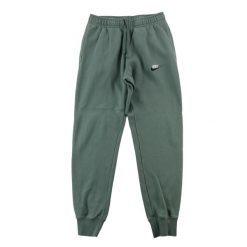 Second life - Spodnie dresowe męskie Nike tapered fit - Jak nowy. Zielone spodnie sportowe męskie Nike, z dresówki. Za 127.76 zł.