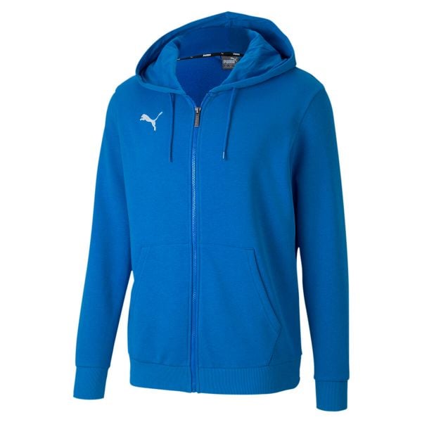 Bluza męska Puma teamGOAL 23 Casuals Hooded Jacket niebieska. Niebieskie bluzy z kapturem męskie Puma, l. W wyprzedaży za 205.05 zł.