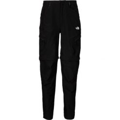 Spodnie turystyczne męskie The North Face M Exploration Conv Reg Tapered Pant. Czarne szorty męskie The North Face, na lato, bez wzorów, z elastanu. Za 445.00 zł.