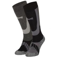 Skarpety narciarskie unisex - Multi czarne - 2 pary. Czarne skarpetki damskie XTREME, bez wzorów, z poliamidu. W wyprzedaży za 148.10 zł.