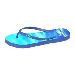 Japonki Speedo M Flip Flop. Niebieskie klapki damskie Speedo, bez wzorów, bez obcasa. Za 84.99 zł.