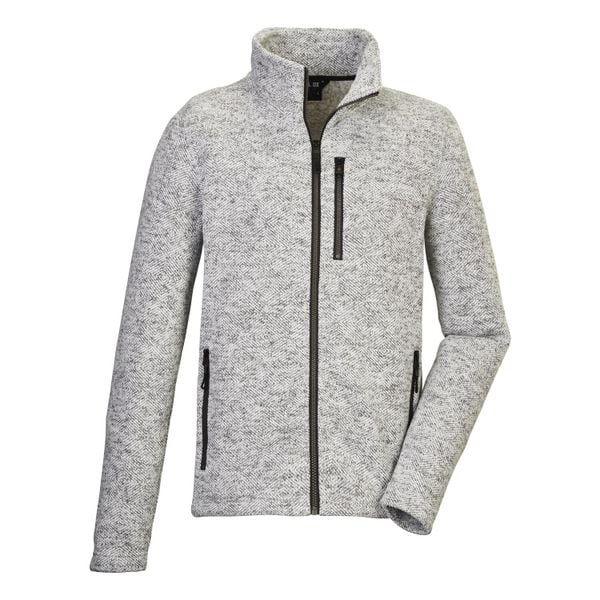 Bluza dzianinowa zapinana na zamek męska Killtec GW 55 ecru. Białe bluzy z kapturem męskie KILLTEC, l, z dzianiny. Za 288.15 zł.