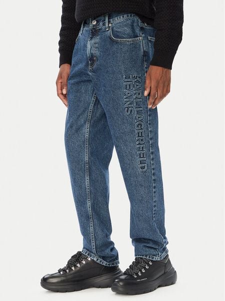 Karl Lagerfeld Jeans Jeansy B4M10028 Niebieski Straight Leg. Niebieskie jeansy męskie Karl Lagerfeld Jeans. Za 649.99 zł.