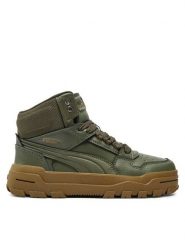 Puma Sneakersy Rebound Abrupt Jr 398874 03 Zielony. Zielone trampki i tenisówki chłopięce Puma, bez wzorów, ze skóry, bez zapięcia. Za 309.99 zł.