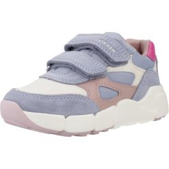 Buty GEOX B FLEXYPER MINI GIRL Niebieski. Niebieskie obuwie treningowe damskie Geox, na fitness i siłownię. Za 198.99 zł.