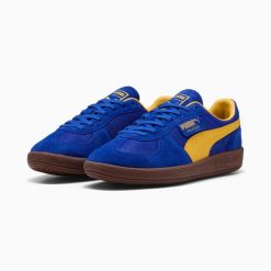 Buty sportowe męskie Puma PALERMO VINTAGE UPDATE niebieskie 40136402 r 43. Niebieskie buty sportowe na co dzień męskie Puma, ze skóry, bez zapięcia, trekkingowe. Za 428.40 zł.