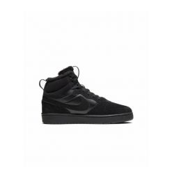 Buty sportowe sneakersy Nike COURT BOROUGH MID 2 BOOT BG. Czarne buty sportowe na co dzień damskie Nike, bez wzorów, do koszykówki, nike court. Za 299.00 zł.