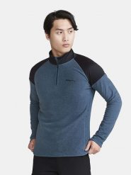 Craft Bluza polarowa "Core Edge Thermal" w kolorze niebieskim rozmiar: S. Niebieskie bluzy bez kaptura męskie Craft, s, z polaru. Za 124.98 zł.