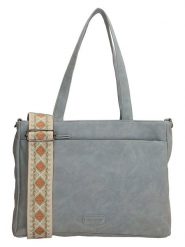 Beagles Shopper bag "Malaga" w kolorze szarym - 31 x 24,5 x 10 cm rozmiar: onesize. Szare shopper bag damskie Beagles, bez wzorów, z materiału, na ramię, małe, bez dodatków. Za 95.99 zł.