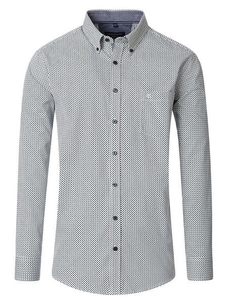 CASAMODA Koszula - Casual fit - ze wzorem rozmiar: M. Koszule męskie CASAMODA, m, bez wzorów, z bawełny, bez kołnierzyka, bez ramiączek. Za 68.95 zł.
