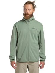 Jack Wolfskin Kurtka softshellowa "Feldberg" w kolorze zielonym rozmiar: XXL. Zielone kurtki outdoor męskie Jack Wolfskin, xxl, bez wzorów, bez kaptura. Za 307.46 zł.