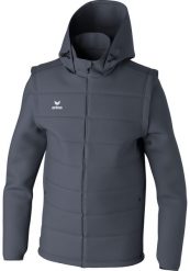 Kurtka wodoodporna Erima Team. Szare kurtki męskie Erima, s, bez wzorów, z materiału, z kapturem. Za 301.90 zł.