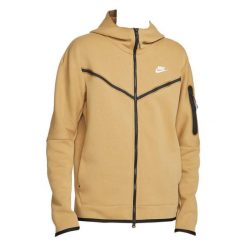 Kurtka Mężczyzna Nike Tech Fleece Full Zip beżowy. Białe kurtki treningowe męskie Nike, m, bez wzorów. Za 476.85 zł.