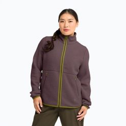 Bluza polarowa damska Jack Wolfskin Lite Curl Full Zip. Fioletowe bluzy bez kaptura damskie Jack Wolfskin, m, z materiału. Za 509.99 zł.