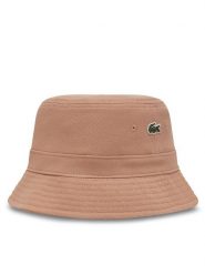 Lacoste Kapelusz RK2056 Pomarańczowy. Brązowe kapelusze damskie Lacoste, bez wzorów, z bawełny. Za 159.99 zł.