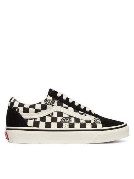 Vans Tenisówki Old Skool VN000D2VBMA1 Czarny. Czarne buty sportowe chłopięce Vans, bez wzorów, ze skóry, bez zapięcia. Za 228.99 zł.