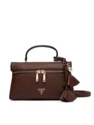 Guess Torebka Danielle Mini HWZG22 27770 Brązowy. Brązowe torebki klasyczne damskie Guess, z aplikacjami, ze skóry, bez dodatków. Za 544.99 zł.