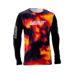 Koszulka rowerowa LEATT Jersey MTB Gravity 8.0. Brązowe t-shirty sportowe męskie LEATT, l, z dzianiny, bez ramiączek, rowerowe. Za 449.00 zł.