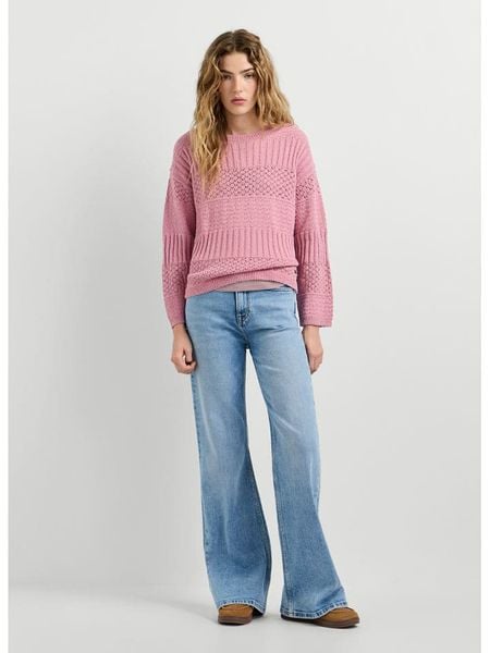 Pepe Jeans Sweter "Alaya" w kolorze jasnoróżowym rozmiar: S. Różowe swetry klasyczne damskie Pepe Jeans, s, z bawełny, bez kołnierzyka. Za 178.45 zł.
