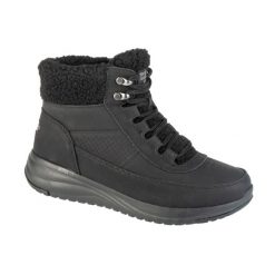 Buty zimowe damskie, On-The-Go Stellar - Alpine Adventure. Czarne buty sportowe na co dzień damskie Skechers, bez wzorów, z materiału, trekkingowe. Za 478.00 zł.
