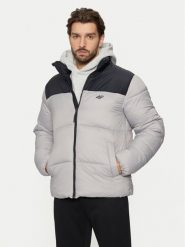 4F Kurtka zimowa 4FWAW24TDJAM485 Szary Regular Fit. Szare kurtki męskie 4f, na zimę, m, bez wzorów, z syntetyku, bez kaptura. Za 239.99 zł.