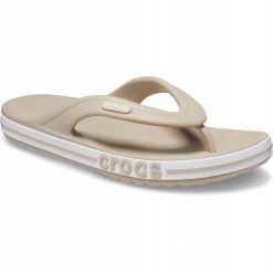 Japonki Dla Dorosłych Crocs Bayaband Flip. Białe klapki i japonki męskie Crocs, z materiału. Za 119.99 zł.