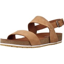 Sandały TIMBERLAND MALIBU WAVES 2 BAND SA Brązowy. Brązowe sandały damskie Timberland, bez wzorów, ze skóry, bez obcasa. Za 387.99 zł.